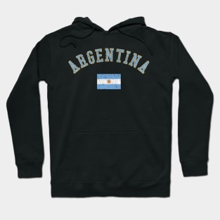 Argentina Flag Vintage Hoodie